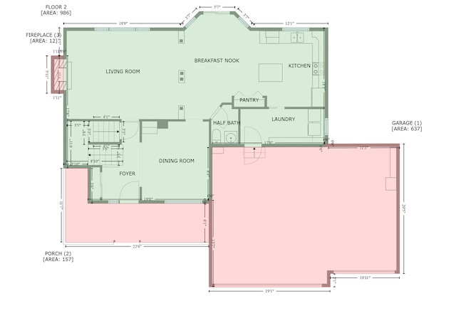 2403 Meadow Dr, Buffalo, MN 55313 - view of floor plan / room layout