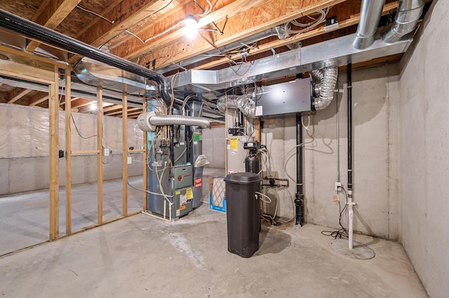 2403 Meadow Dr, Buffalo, MN 55313 - unfinished below grade area with heating unit