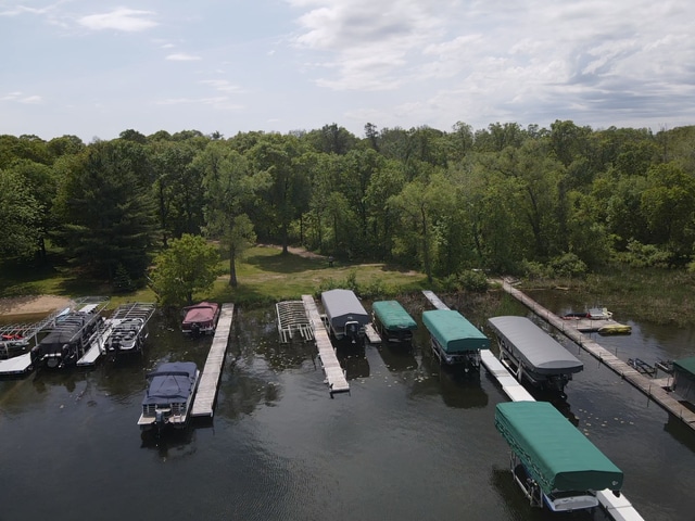 33638 Anderson Ct, Crosslake, MN 56442 - view of property location featuring a heavily wooded area and a large body of water