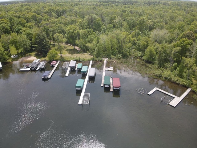 33638 Anderson Ct, Crosslake, MN 56442 - aerial view of property and surrounding area featuring a forest