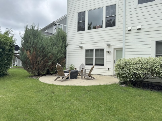 14169 Shady Beach Dr NE, Prior Lake, MN 55372 - back of property featuring a patio and a yard