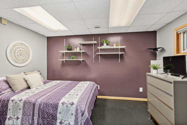 7175 Upper 157th St W, Apple Valley, MN 55124 - bedroom with a paneled ceiling and baseboards