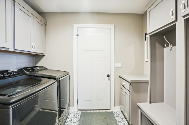 1623 Otter Way, New Richmond, WI 54017 - washroom featuring washing machine and dryer and cabinet space