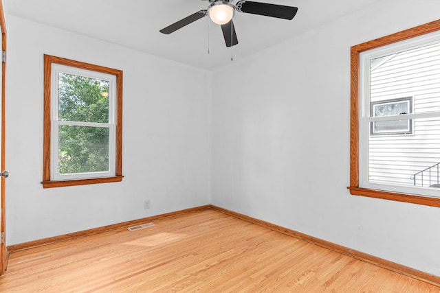 2196 7th St W, Saint Paul, MN 55116 - spare room featuring light wood-style floors and ceiling fan