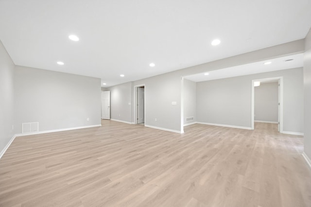 6758 Troy Ln N, Maple Grove, MN 55311 - basement with recessed lighting and light wood-style flooring