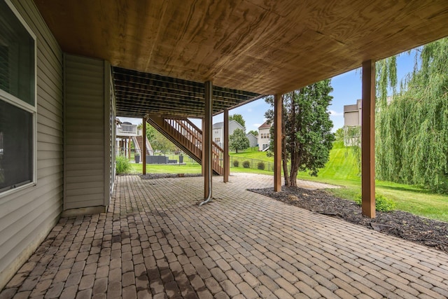 6758 Troy Ln N, Maple Grove, MN 55311 - view of patio / terrace with stairway