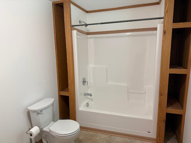 43564 Tamarack River Rd, Ogema Twp, MN 55037 - full bath with shower / bathtub combination and tile patterned floors