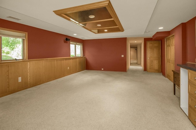 485 Preserve Path W, Saint Paul, MN 55118 - empty room featuring a raised ceiling, recessed lighting, and light colored carpet