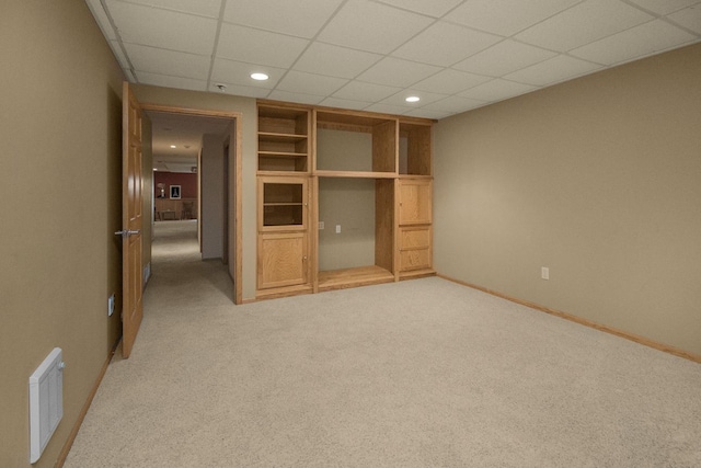 485 Preserve Path W, Saint Paul, MN 55118 - unfurnished bedroom featuring light carpet, recessed lighting, and a drop ceiling