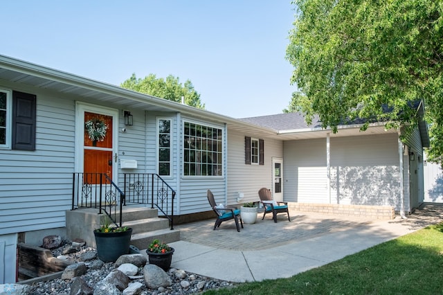 15544 60th Ave S, Riverton Twp, MN 56547 - rear view of house featuring a patio