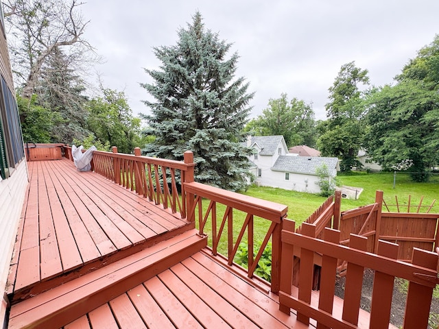 301 4th Ave SE, Pelican Rapids, MN 56572 - wooden terrace with a lawn