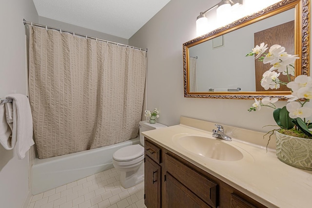9700 Portland Ave S Unit 237, Bloomington, MN 55420 - full bath with vanity, shower / tub combo with curtain, and tile patterned flooring