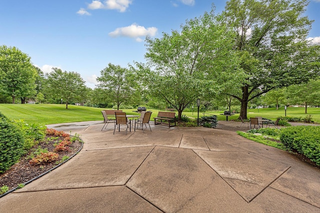 9700 Portland Ave S Unit 237, Bloomington, MN 55420 - view of patio featuring view of scattered trees