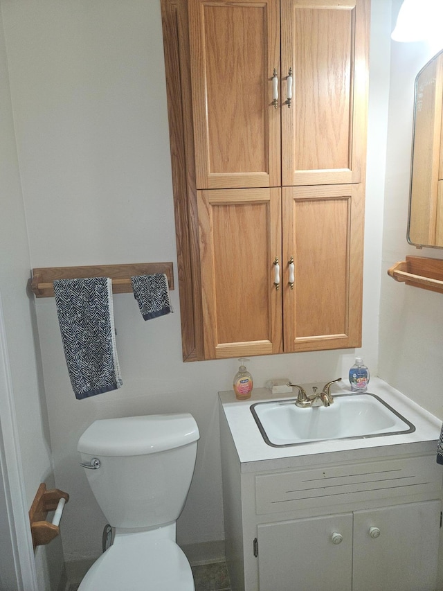 442 Cleveland Ave W, Winnebago, MN 56098 - bathroom featuring vanity and toilet