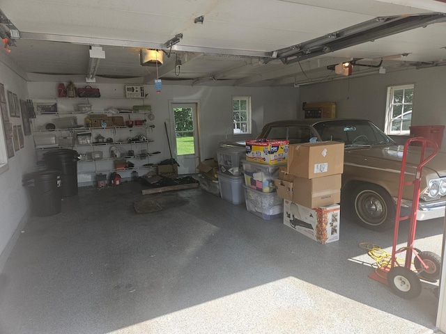 442 Cleveland Ave W, Winnebago, MN 56098 - garage featuring a garage door opener