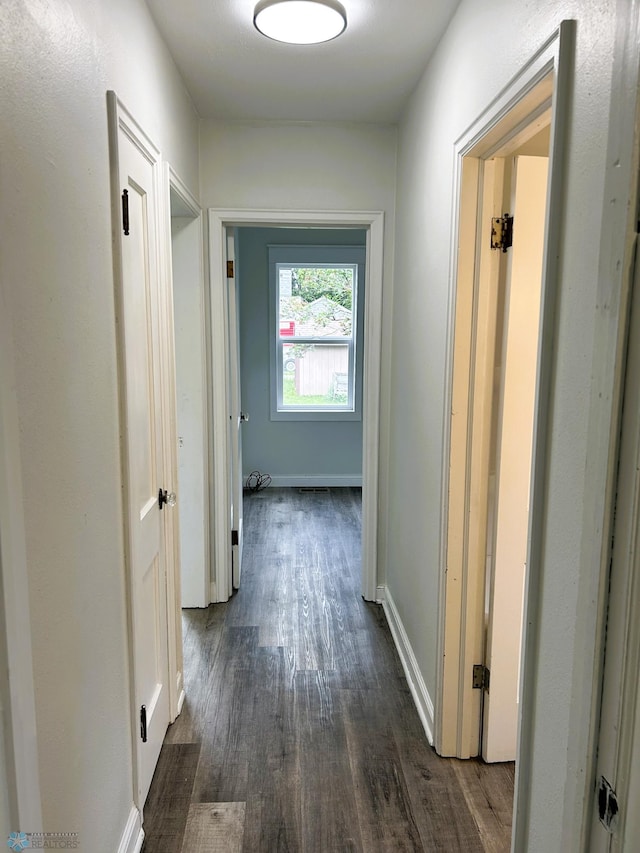 217 6th St SE, Barnesville, MN 56514 - hall with dark wood-type flooring