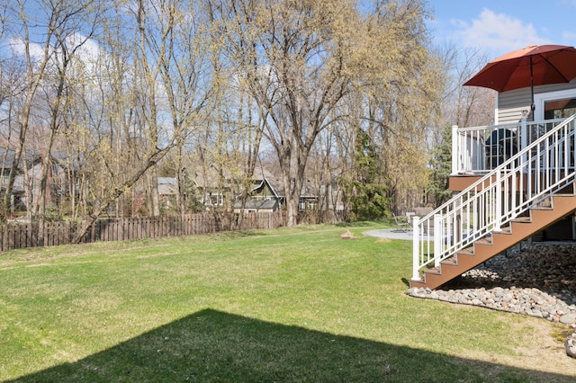 3608 Strawberry Ln, Chanhassen, MN 55331 - view of yard featuring stairs