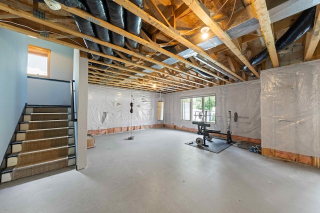 4802 102nd Trl N, Brooklyn Park, MN 55443 - below grade area with stairs