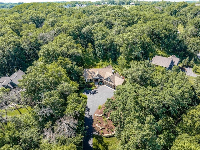 483 Meadow Ridge Ln, Troy Twp, WI 54016 - view of property location featuring a heavily wooded area
