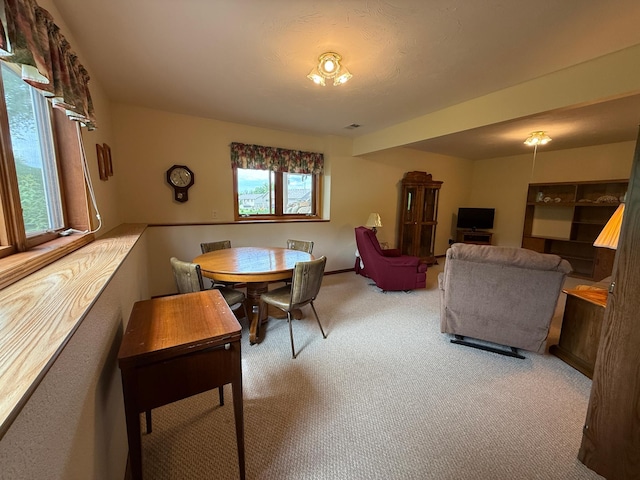 1508 Terrance Cir NE, New Prague, MN 56071 - carpeted dining area featuring baseboards