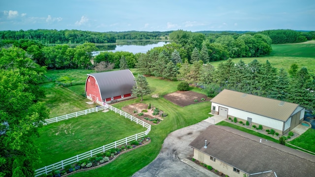 19319 380th St, Erhards Grove Twp, MN 56534 - drone / aerial view of a nearby body of water and a forest
