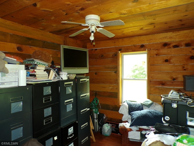 45248 State Highway 48, Clover Twp, MN 55037 - storage area with a ceiling fan