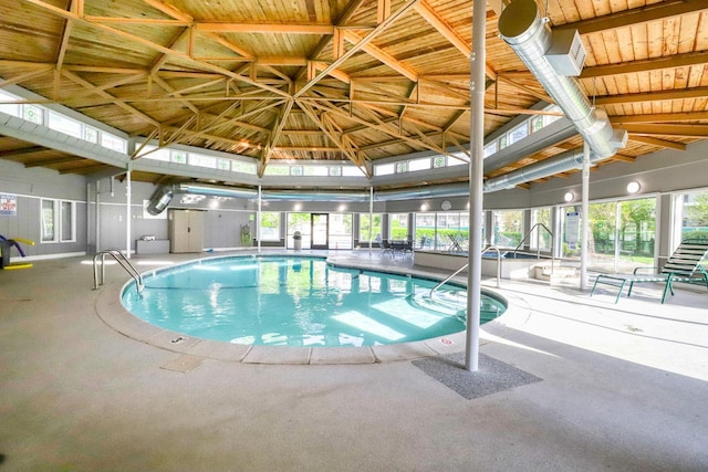 10501 Cedar Lake Rd Unit 217, Minnetonka, MN 55305 - indoor community pool with a patio area