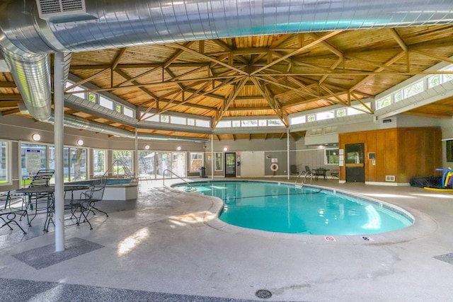 10501 Cedar Lake Rd Unit 217, Minnetonka, MN 55305 - indoor community pool featuring a patio