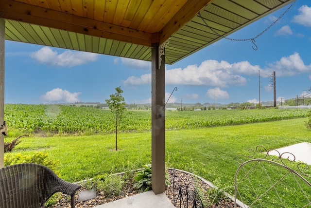 129 Highland Cir, Dassel, MN 55325 - view of green lawn featuring agricultural area and a rural view