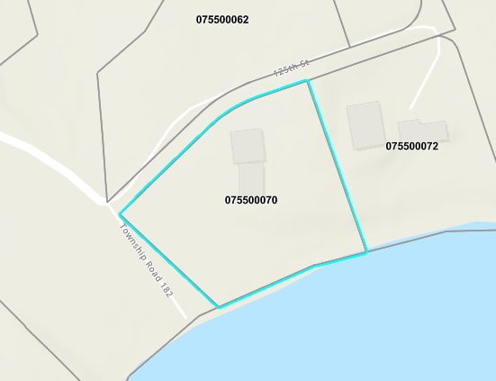 2913 125th St, Island Lake Twp, MN 56651 - map / location of property area