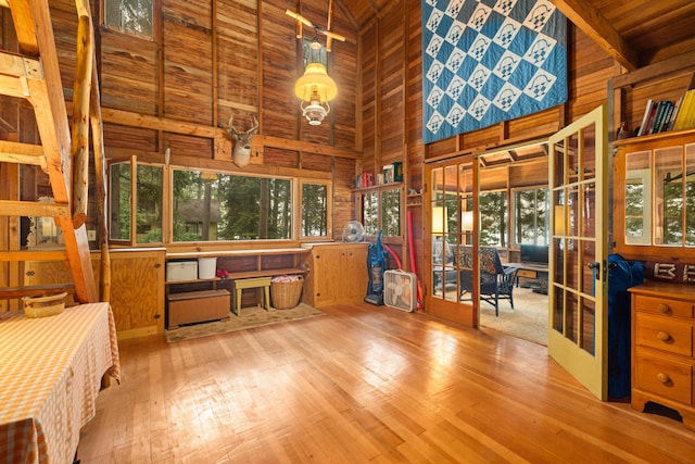 14354 Chippewa Loop, Park Rapids, MN 56470 - unfurnished sunroom with french doors
