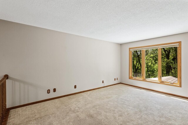 13838 Glendale Trl, Savage, MN 55378 - carpeted empty room featuring baseboards and a textured ceiling