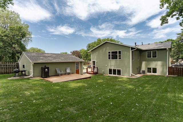 3714 8th St NW, Rochester, MN 55901 - back of house featuring a deck