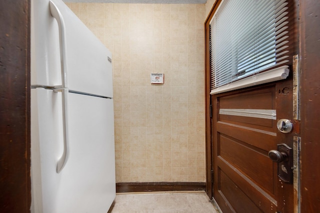 3736 Park Ave, Minneapolis, MN 55407 - kitchen featuring freestanding refrigerator