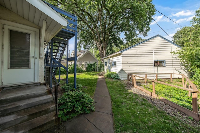 3736 Park Ave, Minneapolis, MN 55407 - view of yard featuring entry steps