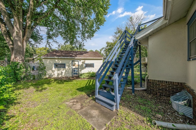 3736 Park Ave, Minneapolis, MN 55407 - view of yard with stairway