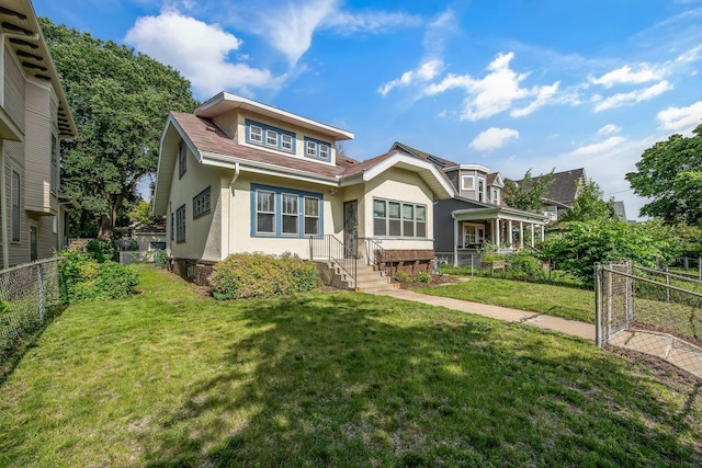 3736 Park Ave, Minneapolis, MN 55407 - rear view of house with stucco siding