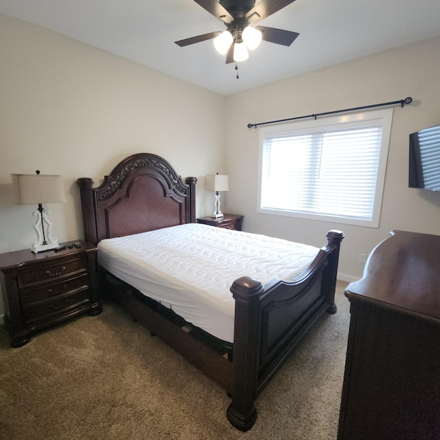 2238 Rolling Green Trl, North Mankato, MN 56003 - carpeted bedroom featuring a ceiling fan