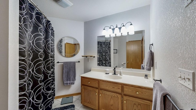 1057 John And Mary Dr SE, Chatfield, MN 55923 - bathroom featuring tile patterned flooring and vanity