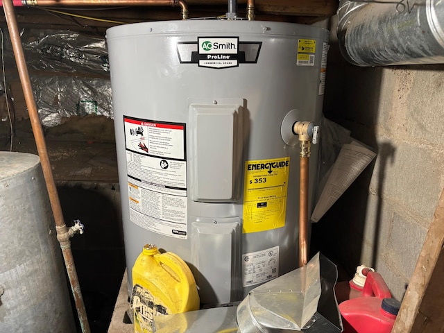 127 1st St NE, Cass Lake, MN 56633 - utility room with electric water heater