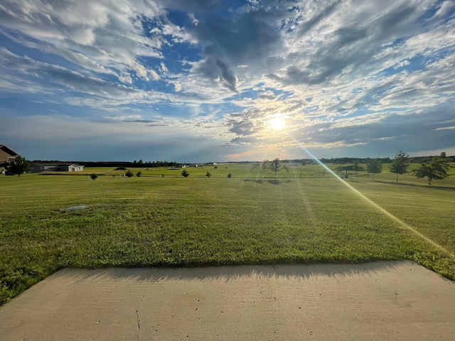 111 W Ave, Ottertail, MN 56571 - view of grassy yard featuring a view of rural / pastoral area