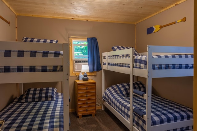 2507 Susans Is, International Falls, MN 56649 - carpeted bedroom featuring wooden ceiling