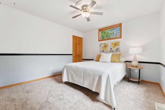 5401 River Oak Dr, Savage, MN 55378 - bedroom featuring carpet flooring and ceiling fan