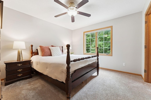 5401 River Oak Dr, Savage, MN 55378 - bedroom with carpet floors and a ceiling fan