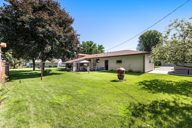 655 48th Ave, Goodview, MN 55987 - view of yard featuring a patio and a gazebo
