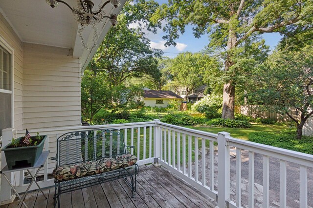1323 Keston St, Saint Paul, MN 55108 - deck with a yard