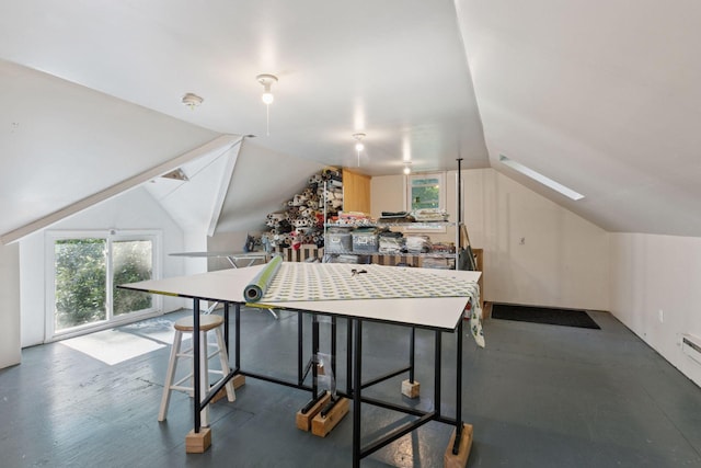 1323 Keston St, Saint Paul, MN 55108 - kitchen featuring lofted ceiling