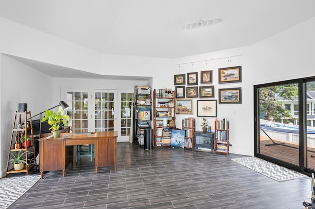 4255 County Road 11 NE, Alexandria, MN 56308 - office space with french doors and wood finished floors
