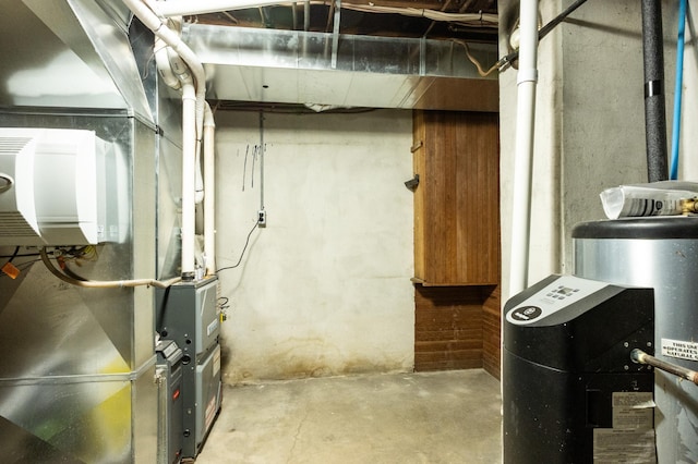 4255 County Road 11 NE, Alexandria, MN 56308 - unfinished basement featuring a water softener