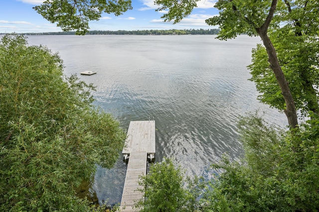 4255 County Road 11 NE, Alexandria, MN 56308 - water view with a boat dock